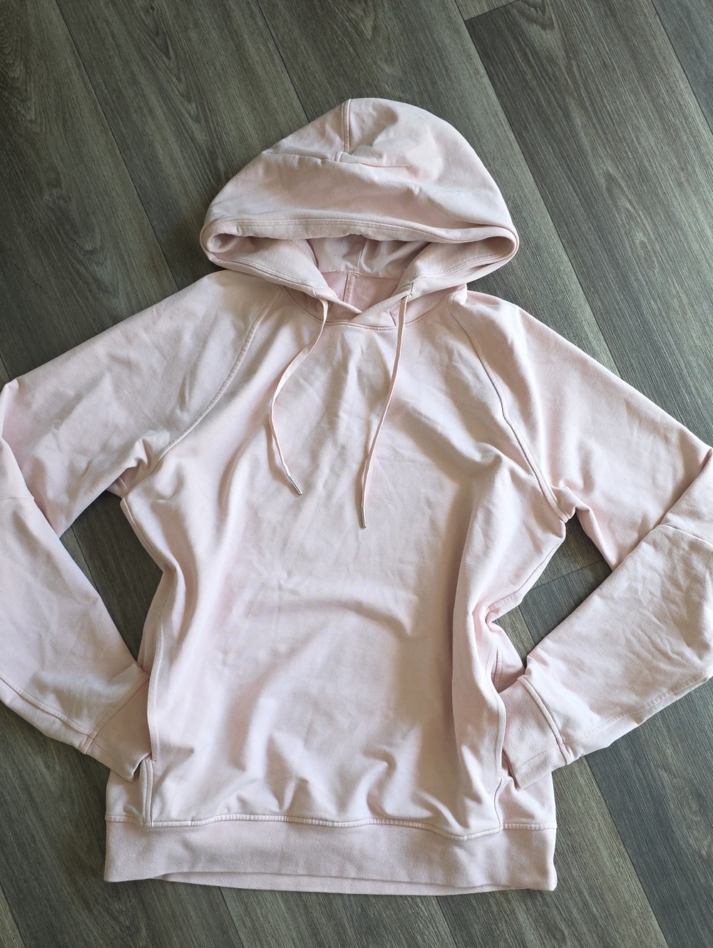 lululemon athletica Pale Pink Lightweight Hooded Pullover